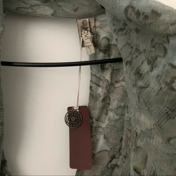 XVCI Maeve Tie Dye Linen Vest NWT - Picture 12 of 13